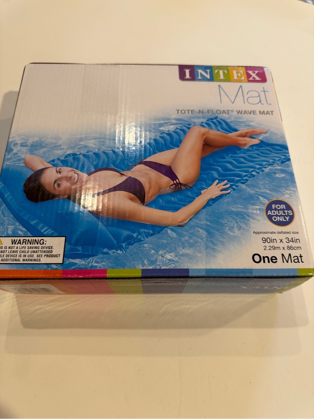 INTEX Tote-n-float wave mat